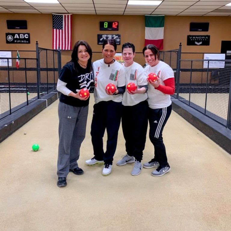 April 2022: Dirty 30🏆🎉 Congratulations to the 2022 Club Molisani Charities Spring Fever Women's Bocce Tournament Champs!!! Roster (Left to Right): Tina Hogue, Jolene Marcello, Denise Romanchek & Leslie Readman