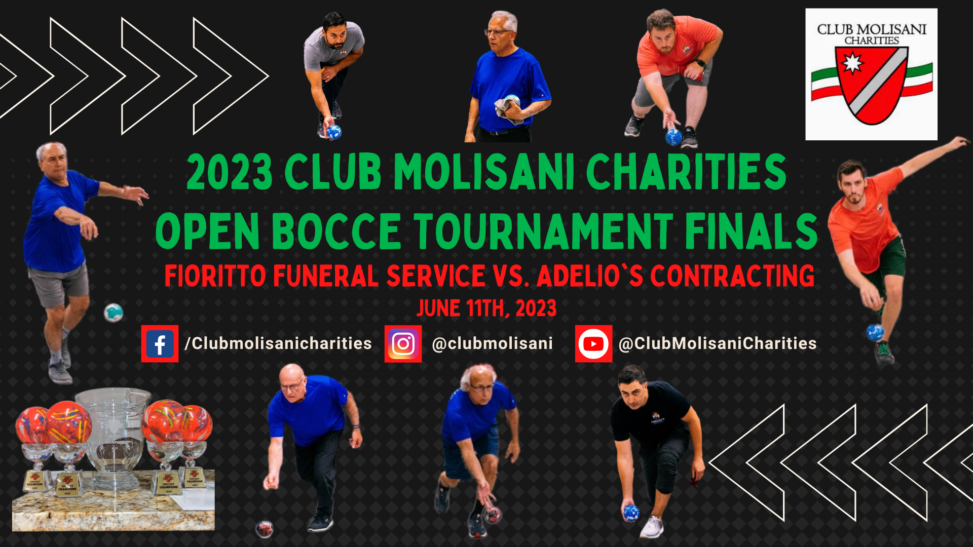 2023 CMC Open Bocce Tournament Finals | Fioritto Funeral Service vs. Adelio's Contracting