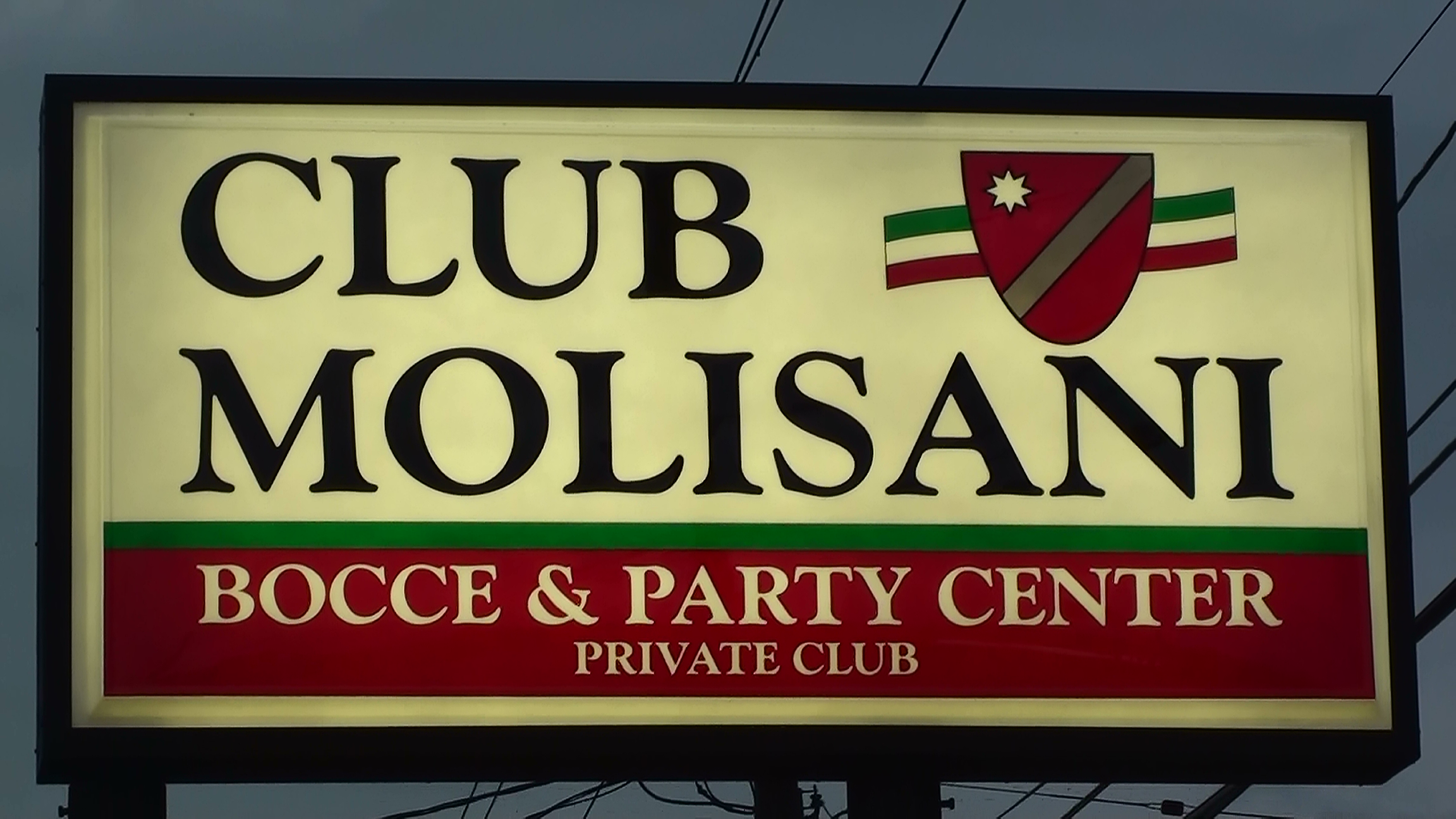 club Molisani sign
